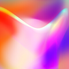 3d rendering Curve Dynamic watercolor texture blend Fluid Liquid Wallpaper. Light Pastel Cold Color Colorful Swirl Gradient Mesh. Bright Pink Vivid Vibrant Smooth Surface.