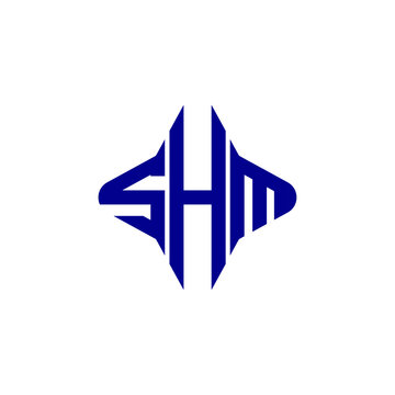 SHM letter logo creative design with vector graphic