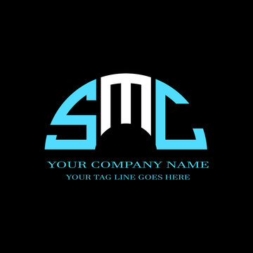 SMC letter logo creative design with vector graphic