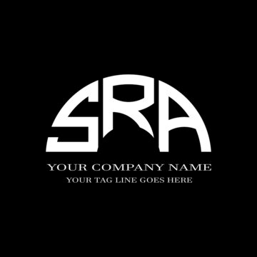 SRA letter logo creative design with vector graphic