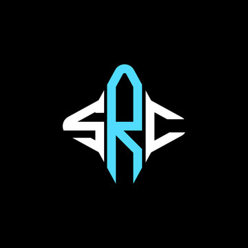 SRC letter logo creative design with vector graphic