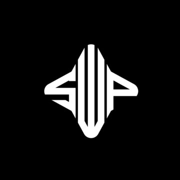 SWP letter logo creative design with vector graphic