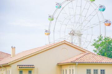 神奈川県横須賀市のソレイユの丘の観覧車