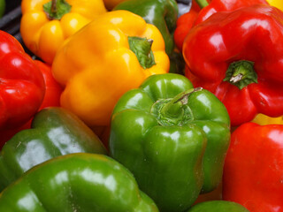 Fresh Colorful Bell Peppers