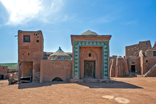 Mosque and hammam. Sarai-Batu is an ancient city, the capital of the Golden Horde. Astrakhan region. Russia
