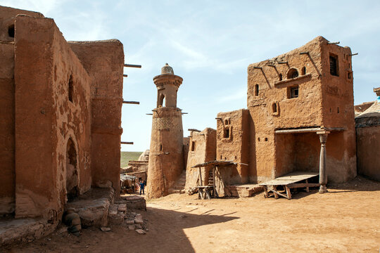 Panorama of Sarai-Batu. An ancient city, the capital of the Golden Horde. Astrakhan region. Russia