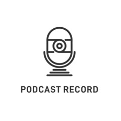 Podcast Logo Line Design Inspiration