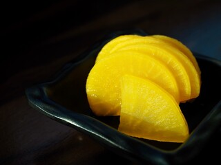 아시아 음식 단무지, 반찬