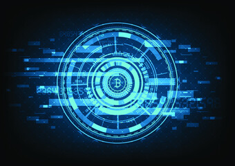 Technology Design Art Abstract Blue Background For Network Circuit Communication