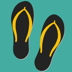 flip flops vector illustration