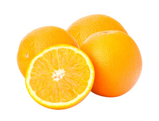orange isolated on white background