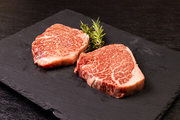 グリルステーキ Thick cut luxury fresh beef steak