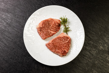 グリルステーキ Thick cut luxury fresh beef steak