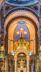 Fototapeta na wymiar Cathedral Saint Mary Mejor Basilica Altar Marseille France