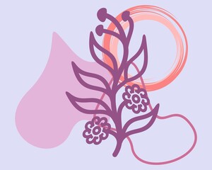 illustration of a flower