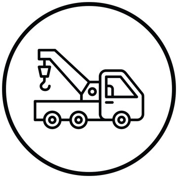 recommend clip art: Tow Truck Icon Style