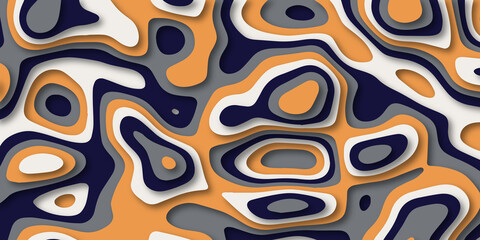 Trending modern abstract paper cut out background texture design. For web, wall paper, brochure and other pattern designs.>>Trendy abstract liquid background template with papercut out effect style.><