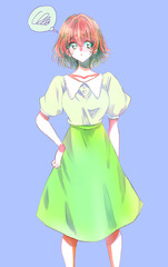 困っている女性