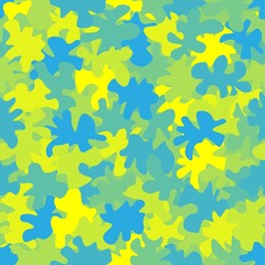 Urban uniform camouflage seamless pattern background vector illustration