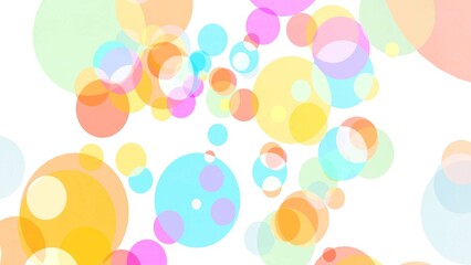 background with colorful circles