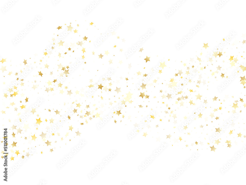 Wall mural magic gold sparkle texture vector star background.