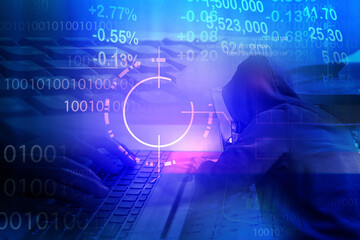 risk management for cyber threats and security assessment concept