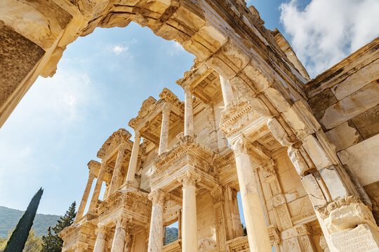 The Gate of Augustus and the Library of Celsus, Ephesus