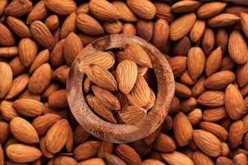 almonds in a bowl