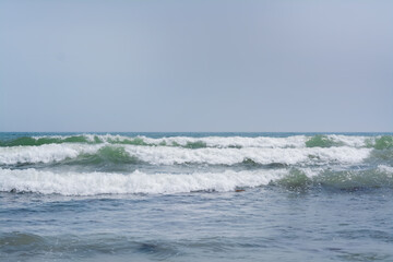 Picturesque view of beautiful seascape. Summer vacation