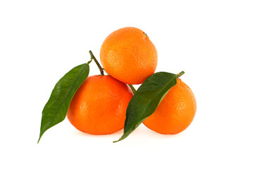 Tangerines, clementines or mandarin orange fruits