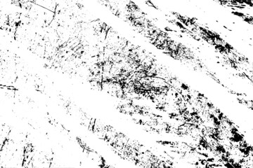 Obraz premium Grunge black and white vector texture. Monochrome dirty background. Abstract worn surface