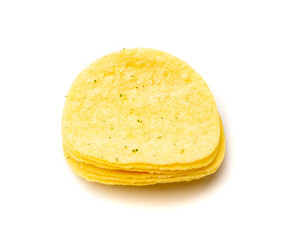 Potato Chips Isolated