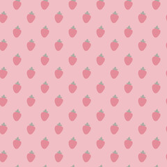 Strawberry patterns, berry vector, red strawberry, strawberry background, strawberry love card vector illustration. Seamless summer cute pattern. Good for packaging.