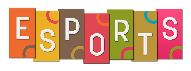 Esports Colorful Stripes Rings 