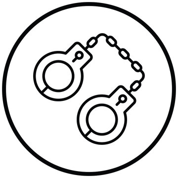 recommend clip art: Handcuffs Icon Style
