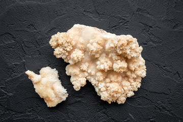 Natural mineral rock - crystal texture closeup