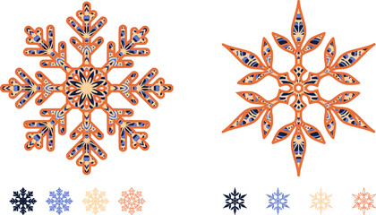 Mandala design. This design consists of several layers. You can change the color and size of the design. Cut each layer and glue together.