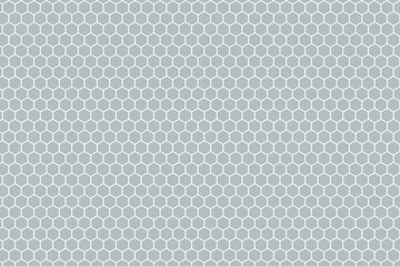 Abstract minimalistic black and white pattern hexagon
