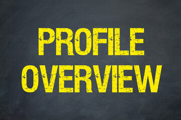 Profile overview