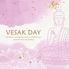 Vesak Day, A celebration of Buddha's birthday and, for some Buddhists, marks his enlightenment (when he discovered life's meaning)