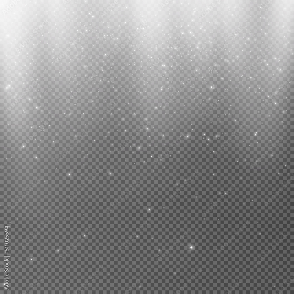 Poster lighting for the stage, transparent effects on a transparent background. bright lighting with spotli