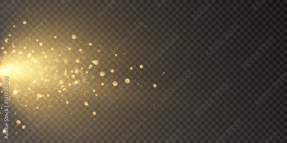 Poster lighting for the stage, transparent effects on a transparent background. bright lighting with spotli