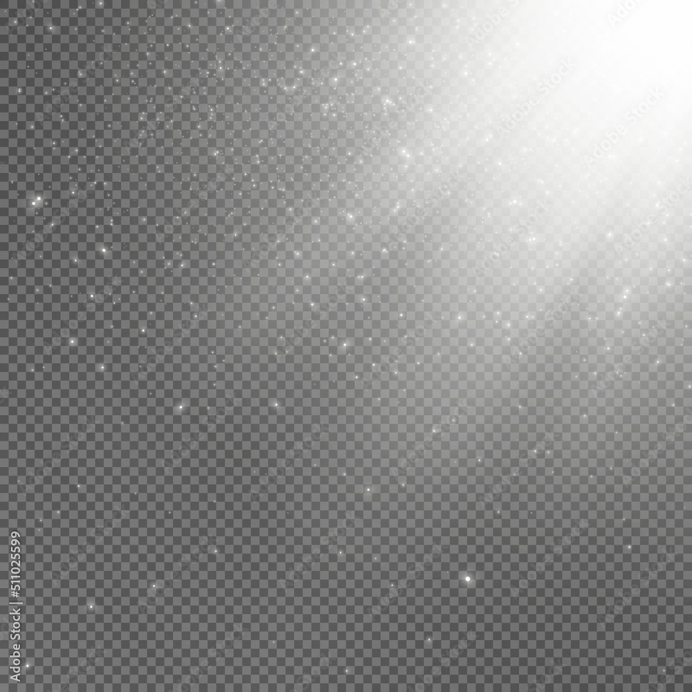 Poster lighting for the stage, transparent effects on a transparent background. bright lighting with spotli