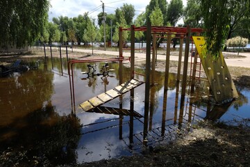 Consequences of the flood Chernihiv city