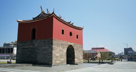 Obraz premium Northern Gate of the old taipei city, Beimen