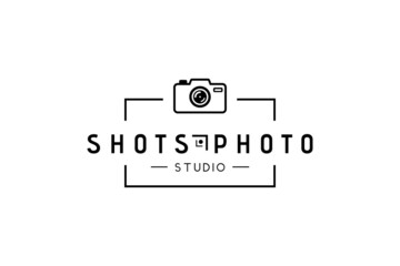 camera logo icon vector template