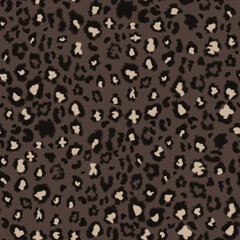 Leopard print integrity. Stylish background for fabric, paper, clothes. Animal pattern
