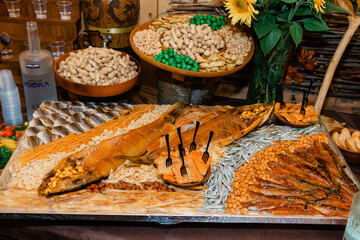thai food on a market stall