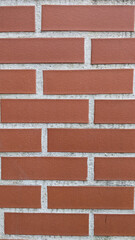 Obraz premium Texture of red brick wall