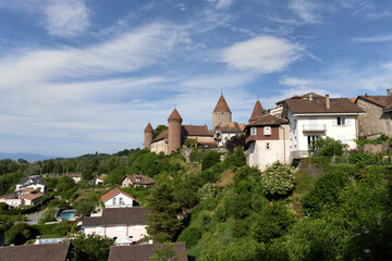 Chenaux Castle is a castle in the municipality of Estavayer-le-Lac of the Canton of Fribourg in...